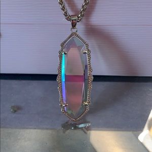 Kendra Scott Faceted Reid Gold Long Pendant